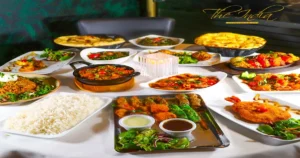 Indian mixed starter platter at The India Cannon Street London