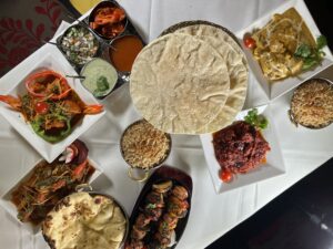 Indian business lunch menu Cannon Street City of London