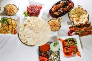 Authentic Indian food at The India restaurant near Monument Station London t curry dishes