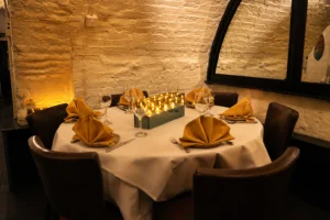 Dining room at The India, an Indian restaurant near Bank Station London